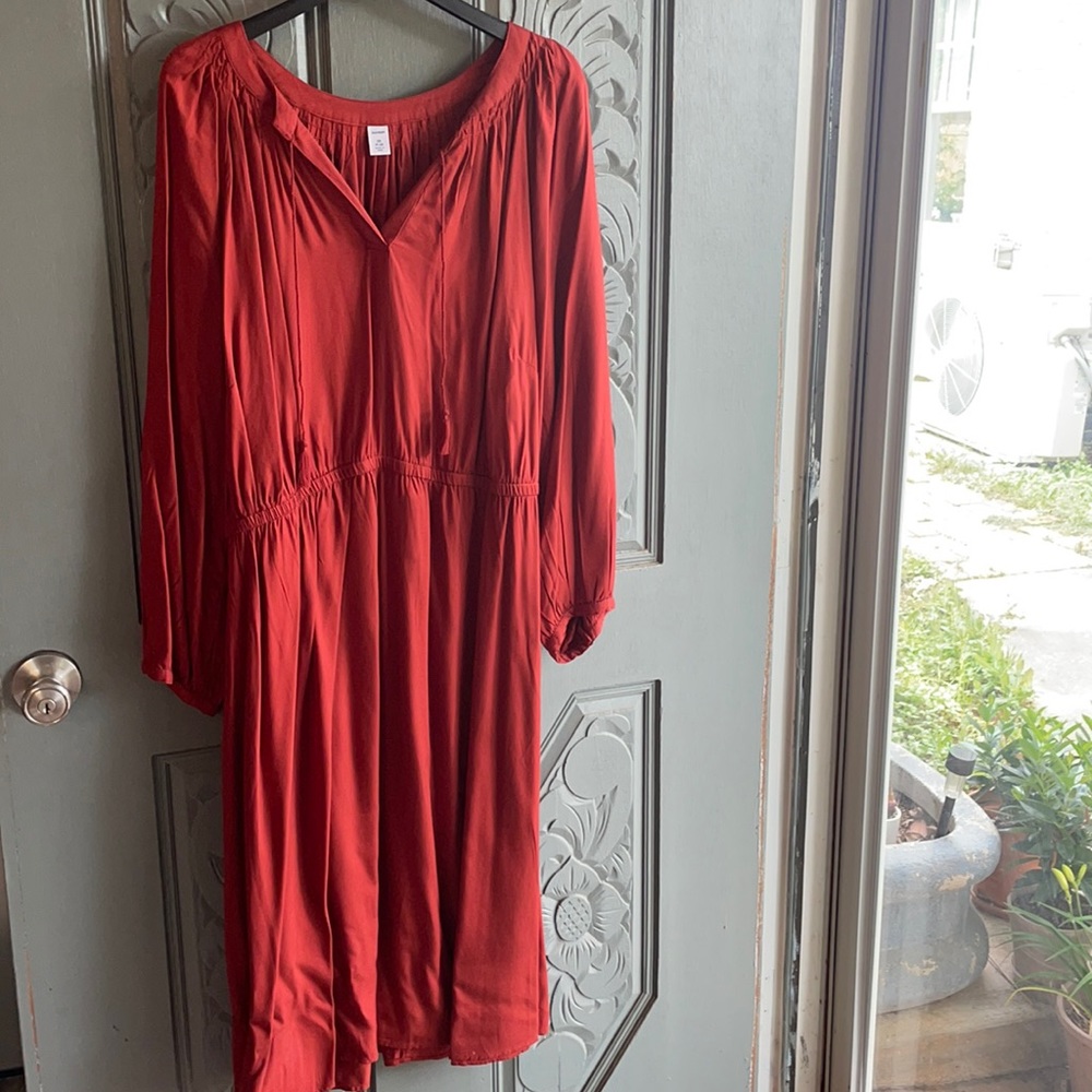 Beautiful rust orange dress